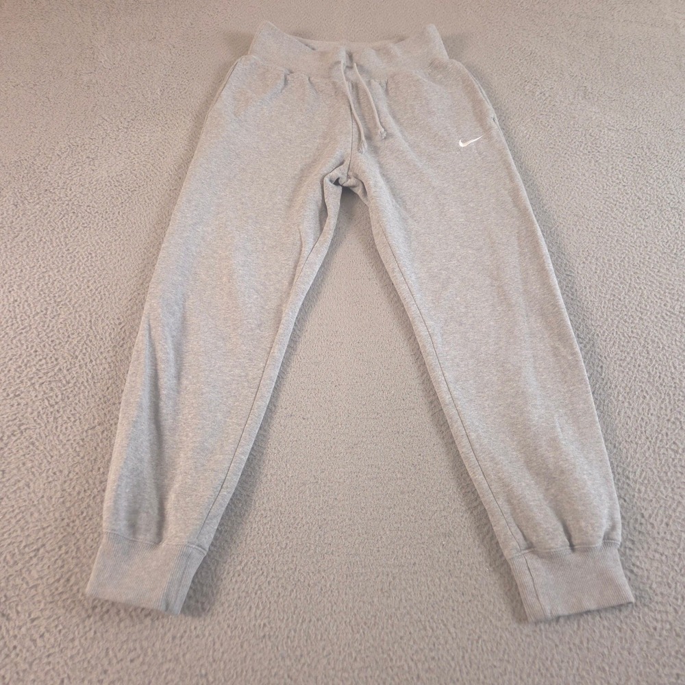 Nike Sweatpants Womens Medium Gray Sportswear Phoenix Fleece Mid-Rise Jogger Leg